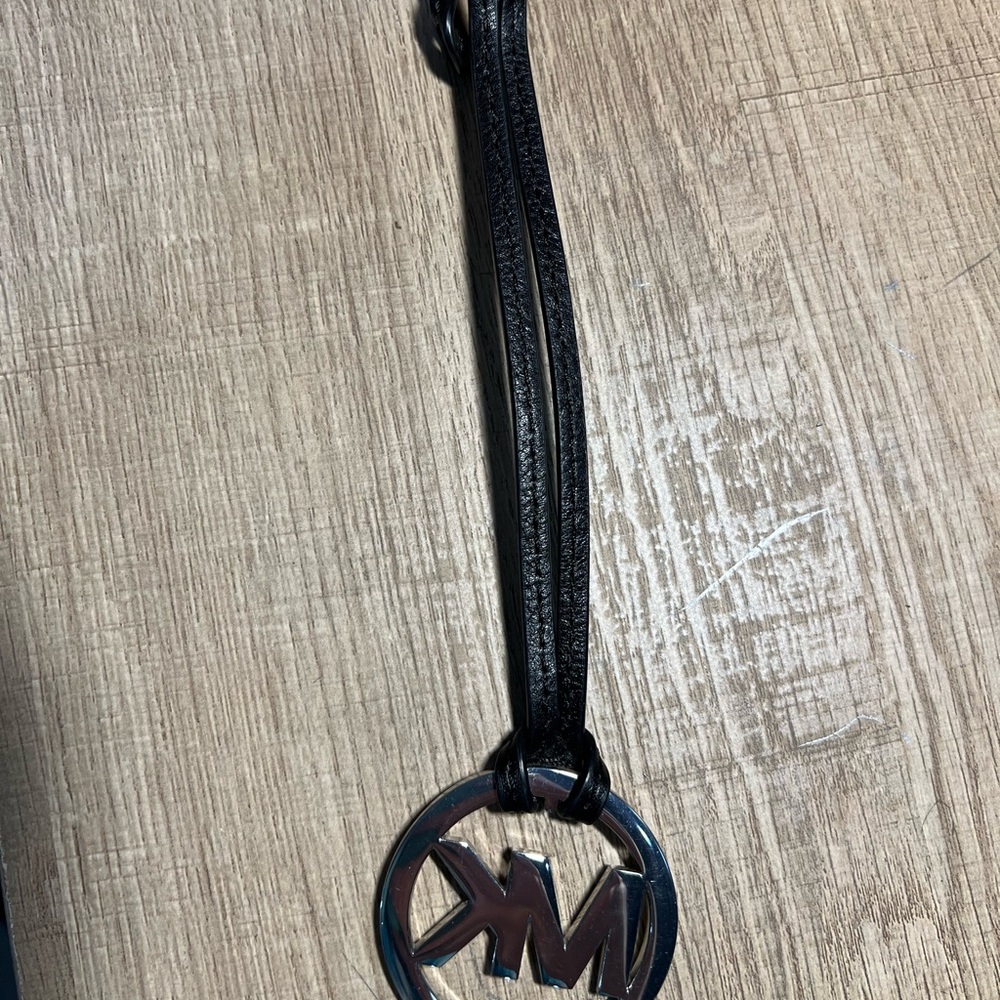 Michael Kors Black and silver bag tag charm - Picture 7 of 7